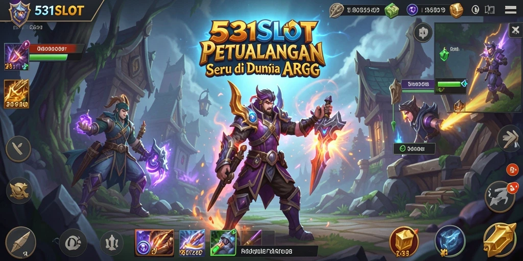 Screenshot dari gameplay intens di dunia ARPG 531SLOT.