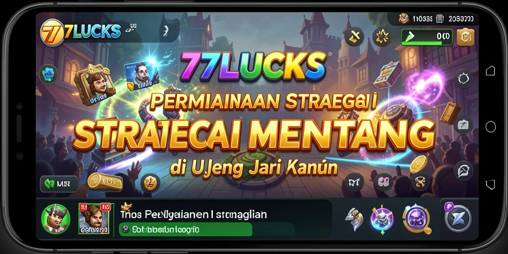 Tampilan gameplay <strong>77LUCKS</strong> dengan strategi yang mendebarkan.