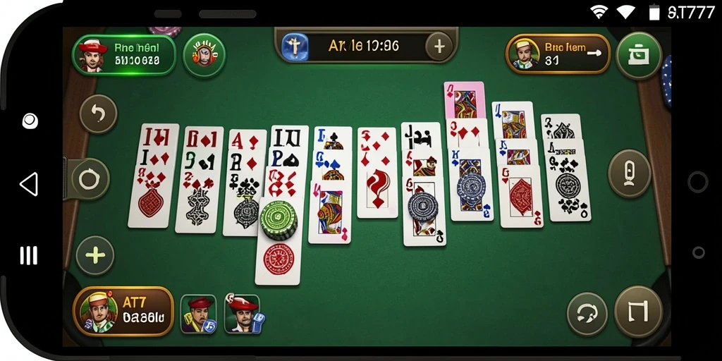 Tampilan gameplay Domino yang seru dan menarik di AT777.