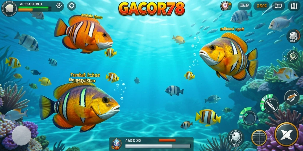Tampilan gameplay GACOR78 yang penuh aksi dan seru.