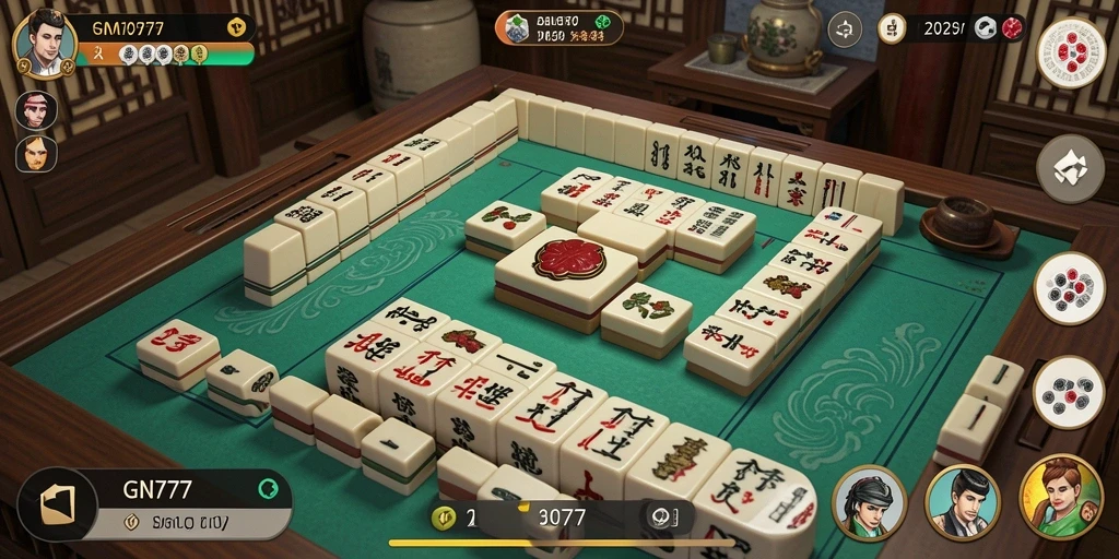 Gameplay GN777 Mahjong yang menarik dengan grafis yang memukau.