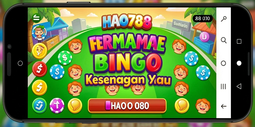 Tampilan gameplay HAO788 dengan suasana Bingo yang menggembirakan.