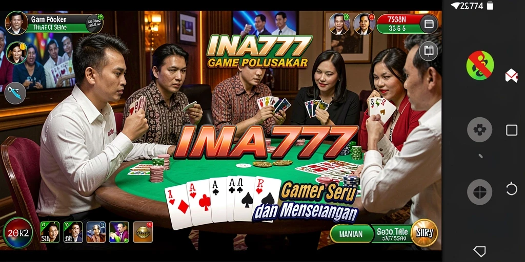 Screenshot INA777 menampilkan permainan poker yang seru dan interaktif.