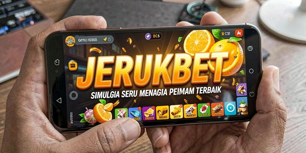 Screenshot utama JERUKBET menampilkan aksi seru gameplay simulation.
