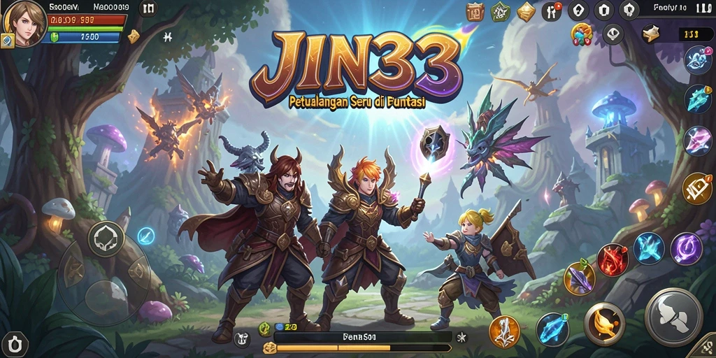 Tampilan gameplay JIN33 yang seru dan menantang.