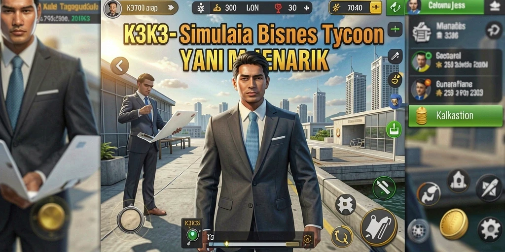 Tampilan gameplay K3K3 yang menyenangkan dan penuh tantangan.