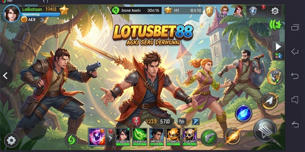 Screenshot LOTUSBET88 menampilkan momen aksi seru dan gameplay yang menegangkan.
