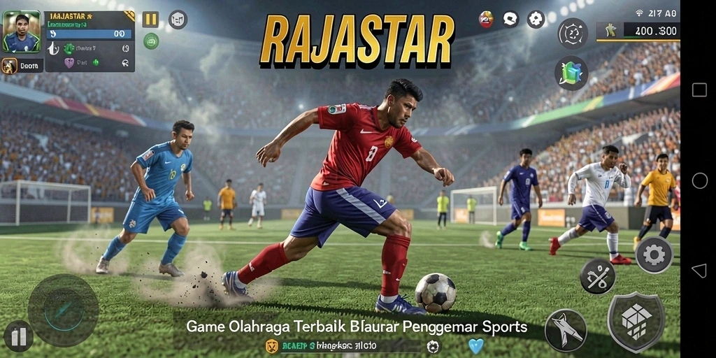 Gameplay seru dalam RAJASTAR dengan banyak cabang olahraga.