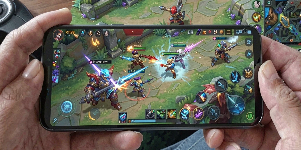 Screenshot gameplay RI188 menampilkan aksi seru dan karakter unik dalam pertempuran.