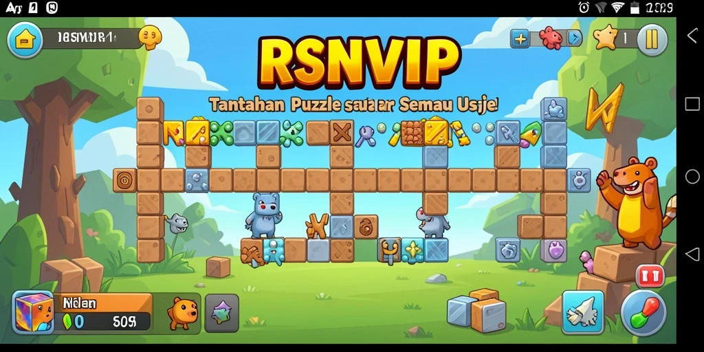 Tampilan gameplay RSNVIP yang menantang dan menarik.