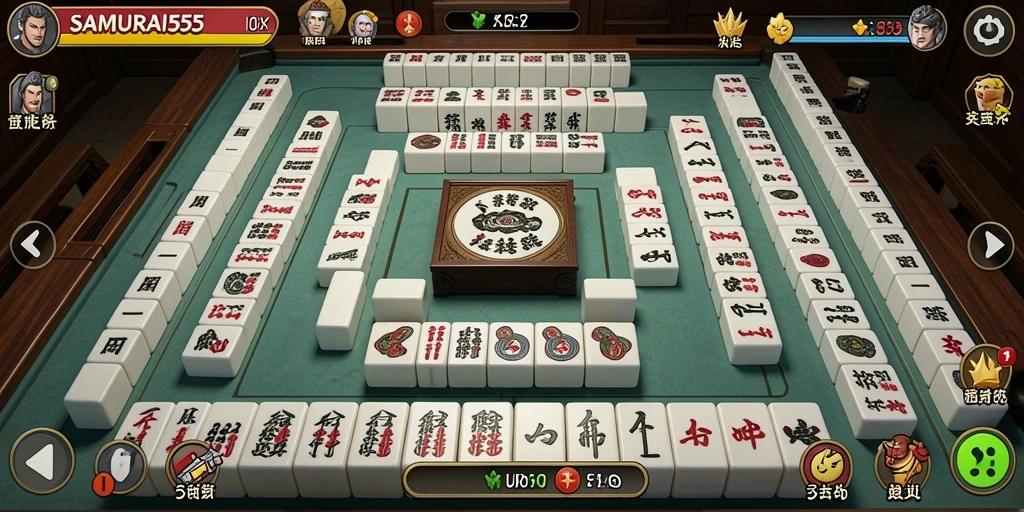 Menggambarkan pengalaman bermain Mahjong yang seru dan menantang.