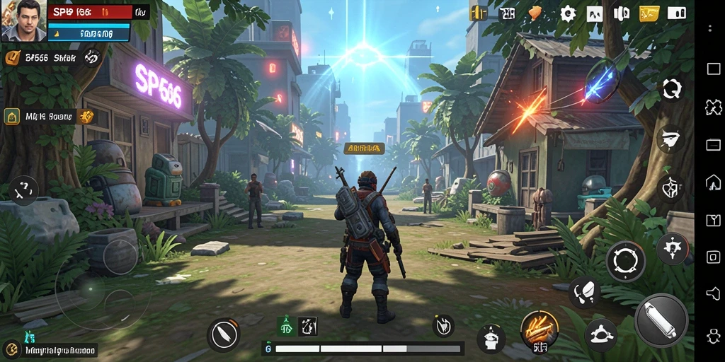 Tampilan menarik dari gameplay SP666 yang menampilkan interaksi dan eksplorasi.