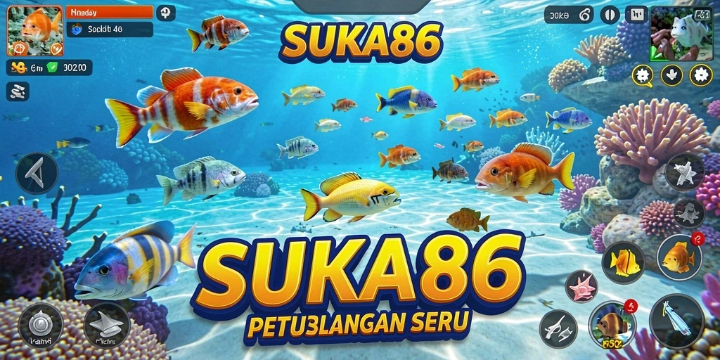 Screenshot gameplay Tembak Ikan dengan aksi menegangkan.