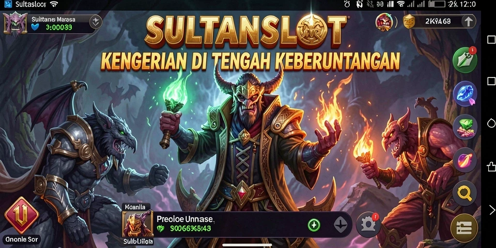 Screenshot utama SULTANSLOT menampilkan suasana gameplay Horror yang menegangkan.
