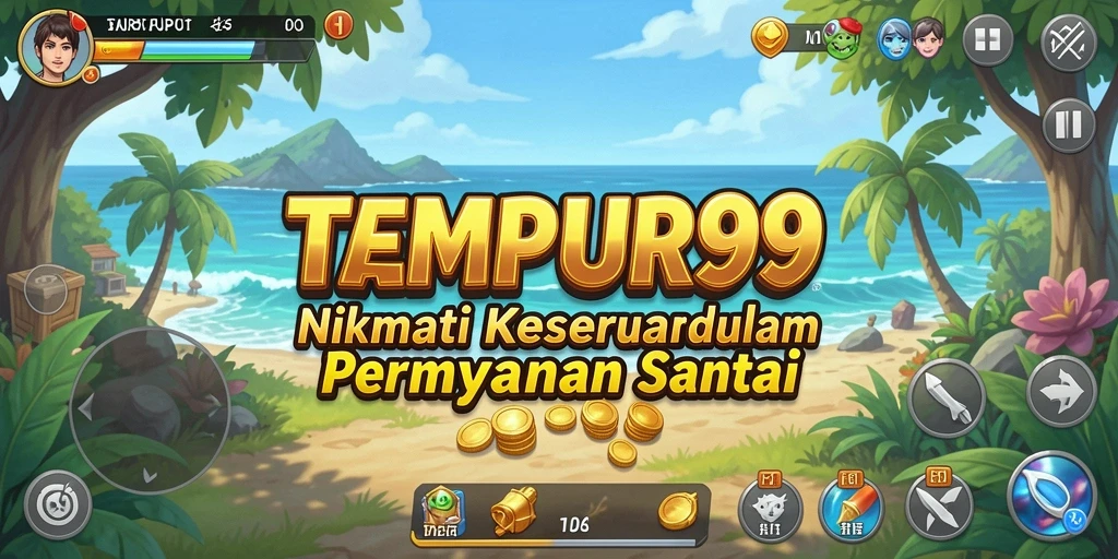 Tampilan menarik gameplay TEMPUR99 yang sangat menghibur.