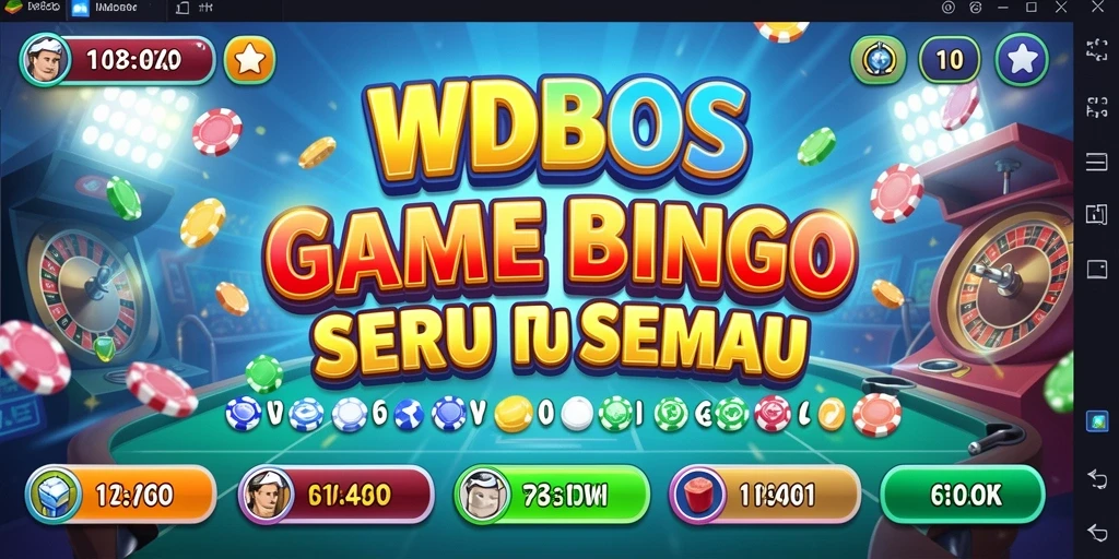 Tampilan gameplay WDBOS yang seru dan penuh warna.