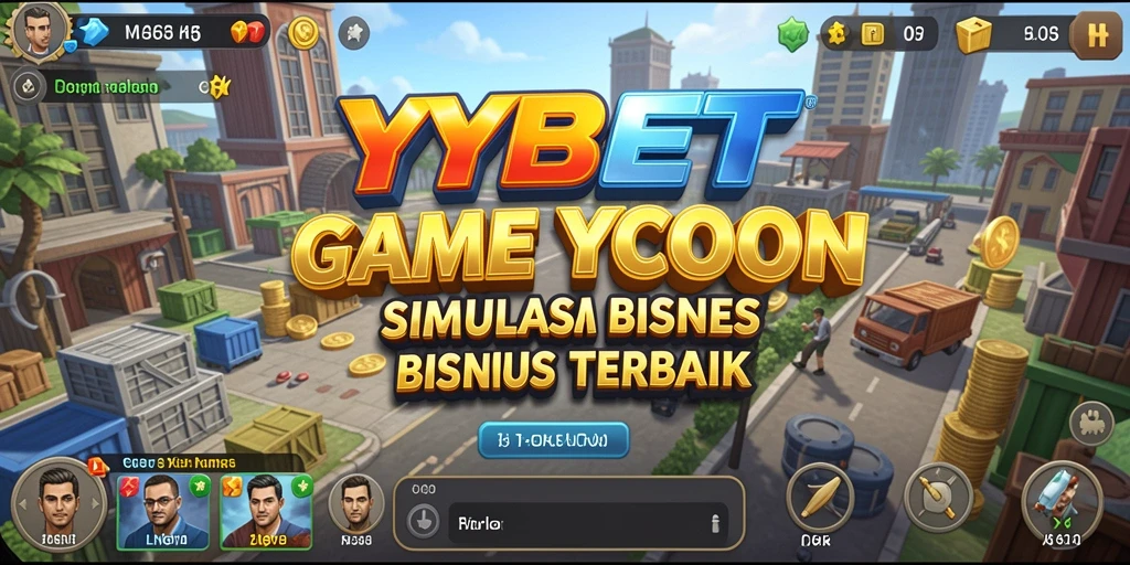 Screenshot gameplay YYBET menampilkan strategi dan pengelolaan bisnis.