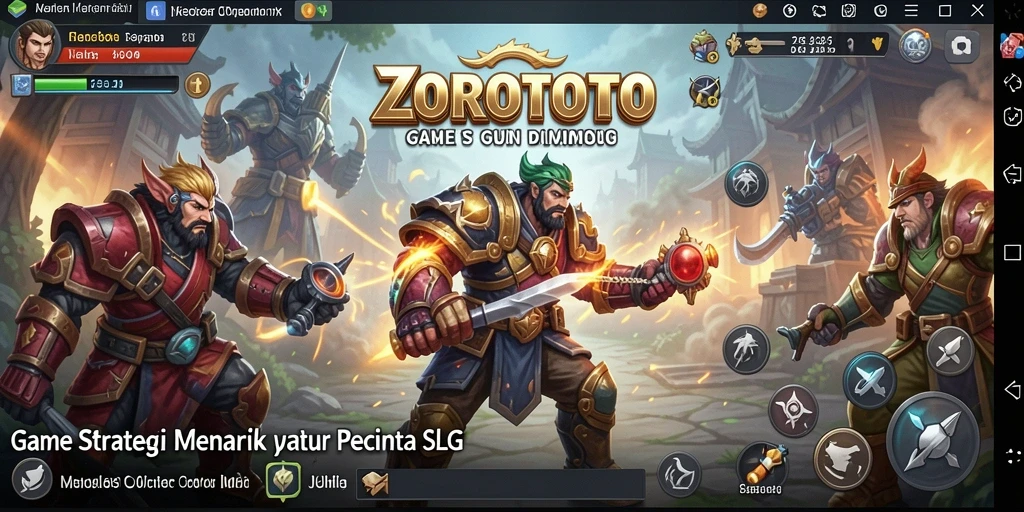 Gameplay menarik ZOROTOTO dengan berbagai strategi SLG.